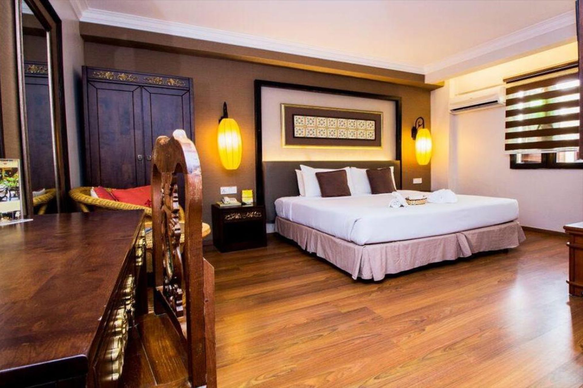 Phòng ngủ tại Hotel Puri Melaka
