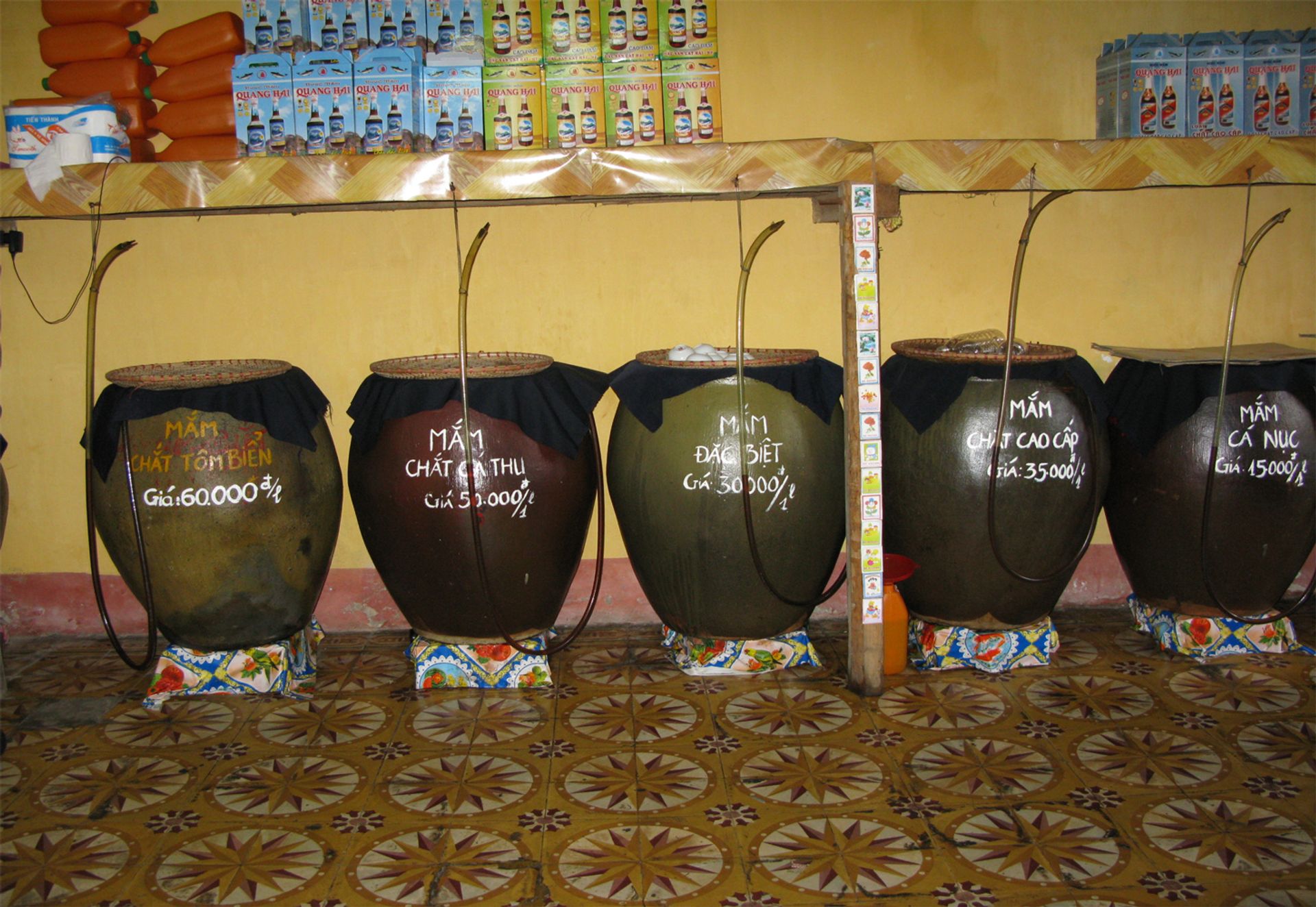 Cat Hai fish sauce is made according to a traditional recipe