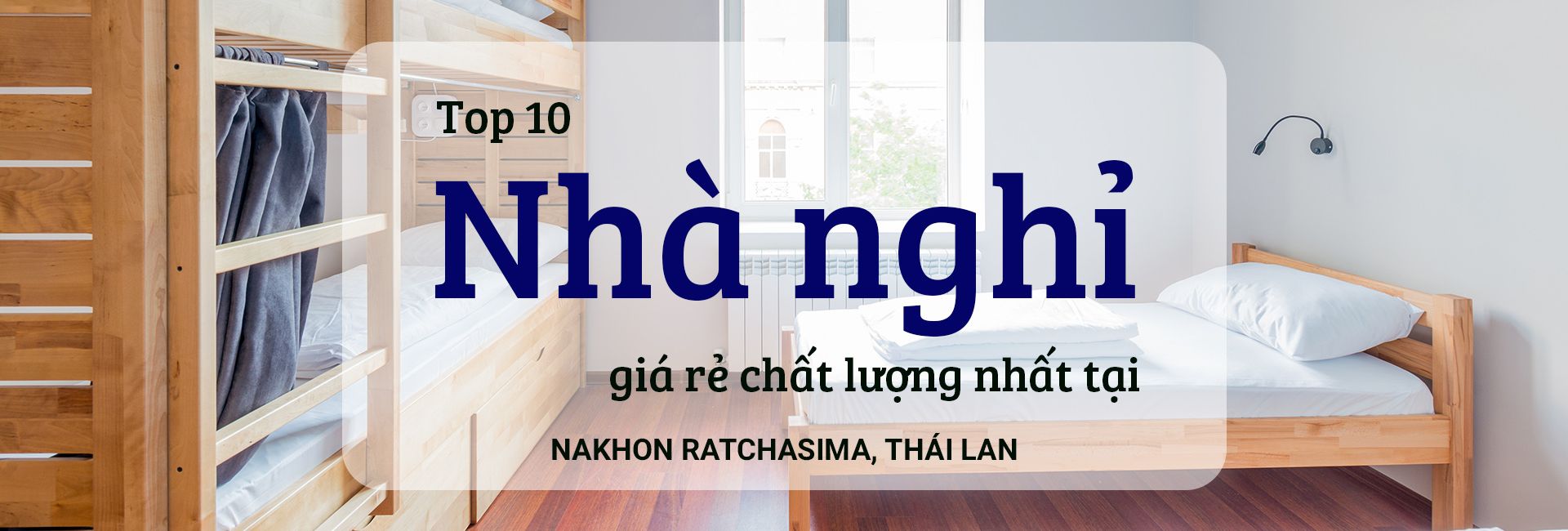 Top 10 nhà nghỉ giá rẻ, chất lượng tại Nakhon Ratchasima