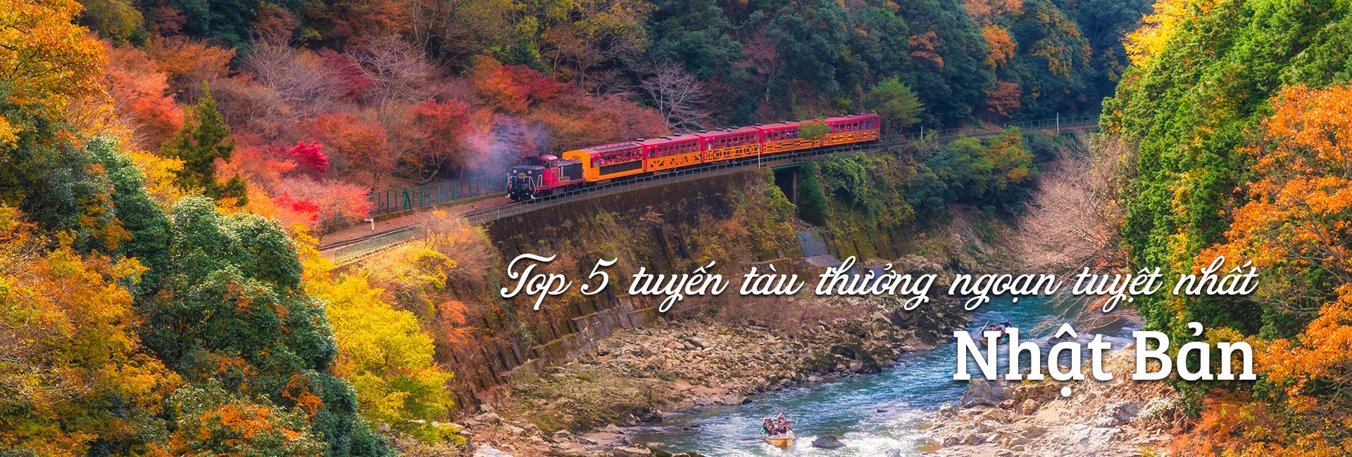 Top 5 tuyến tàu thưởng ngoạn tuyệt nhất Nhật Bản