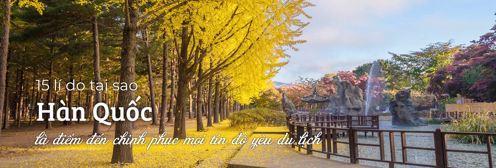 15 lí do tại sao Hàn Quốc là điểm đến yêu thích