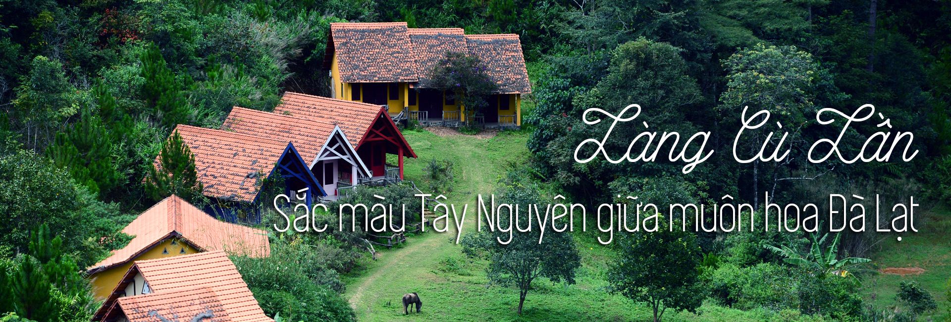 Làng Cù Lần - Sắc màu Tây Nguyên giữa muôn hoa Đà Lạt
