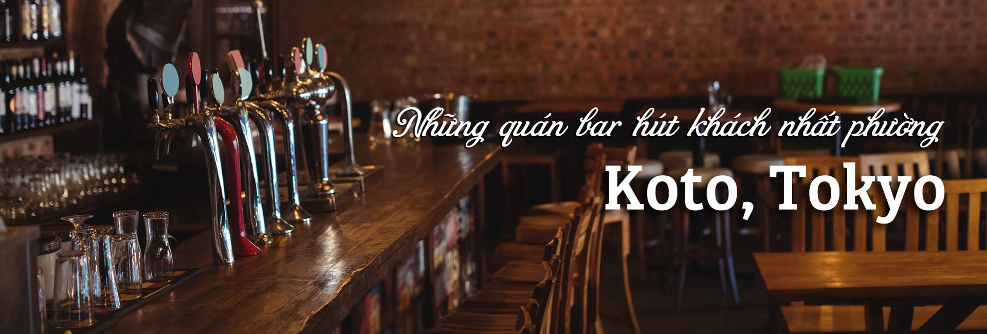Top 5 quán bar hút khách hàng đầu ở phường Koto, Tokyo