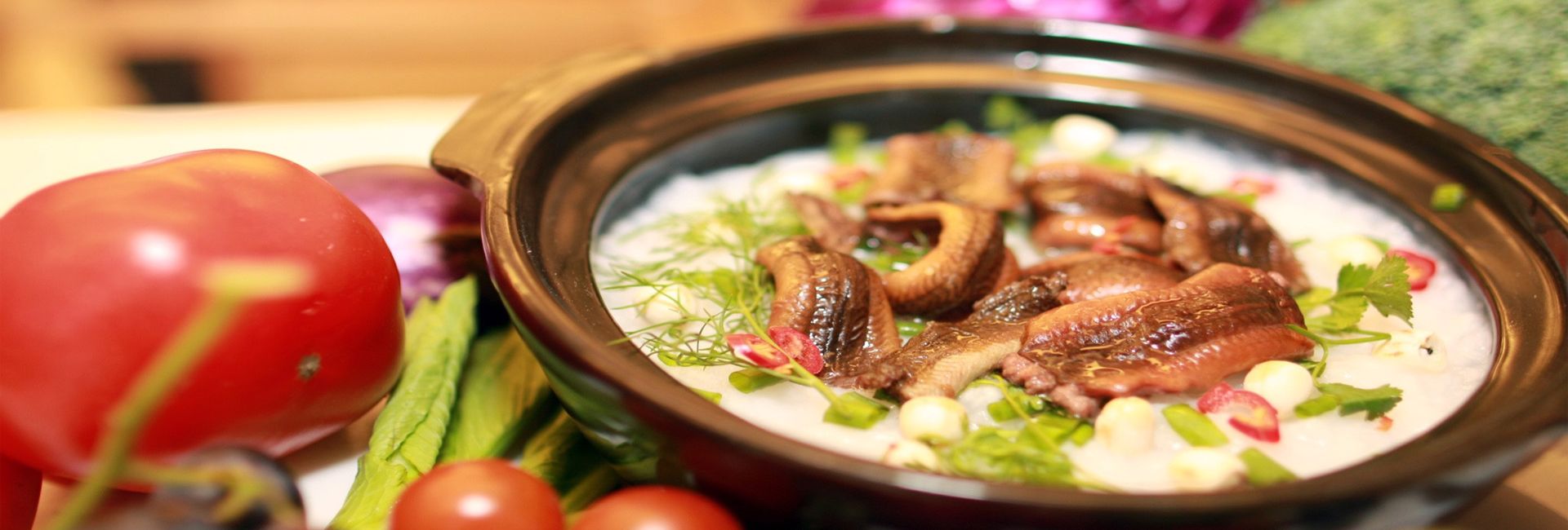 Ngon đậm đà cháo lươn xanh Quảng Nam