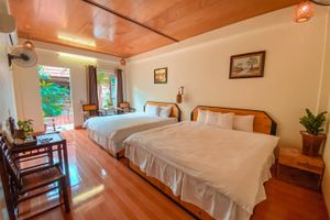 justfly trang an village homestay bungalow ninh binh