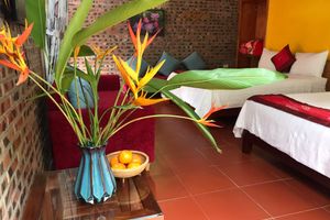 jusfly deluxe bungalow chez loan hotel ninh binh