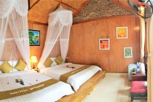 justfly phong gia dinh green peace bungalow ninh binh