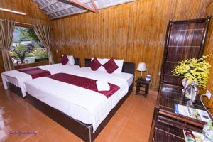 justfly bungalow 3 nguoi view be boi tam coc garden homestay ninh binh
