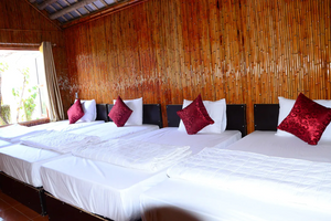 justfly bungalow view ao tam coc garden homestay ninh binh