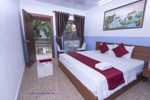 justfly deluxe double view ho tam coc garden homestay ninh binh