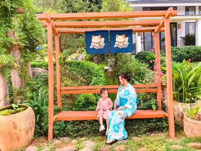 goc chup onsen villas homestay hoa binh