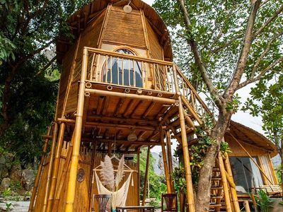 justfly trang an lamia bungalow bamboo treehouse ninh binh 