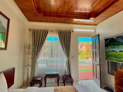 justfly bungalow view vuon anh duong homestay