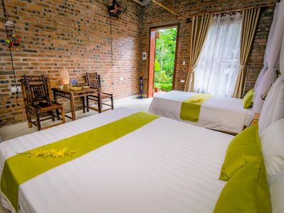 justfly deluxe bungalow tam coc lake view homestay ninh binh
