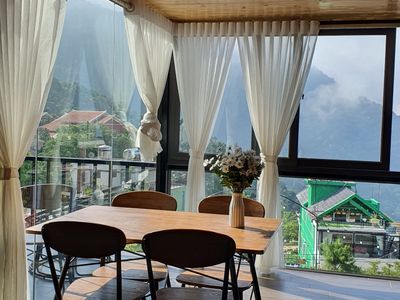 justfly cloud bungalow bach xanh house tam dao  