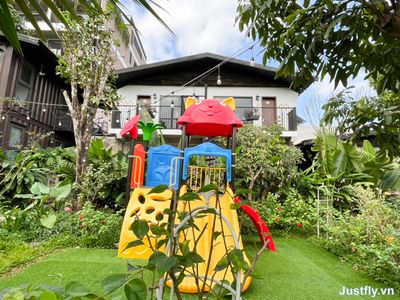 justfly bunglow family suoi ngoc retreat thach that