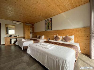 justfly bunglow family suoi ngoc retreat thach that
