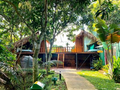 justfly tree house may tropical villas ba vi