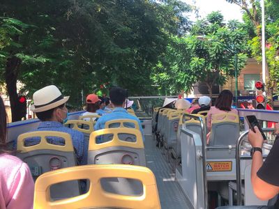 hop on hop off bus tour hanoi