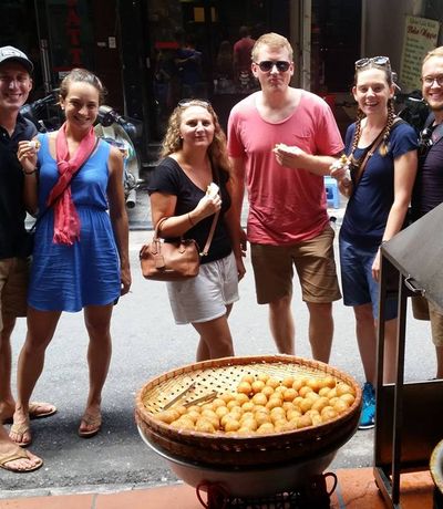 street food walking tour hanoi