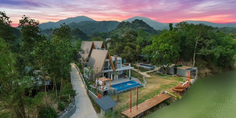 khuon vien lakeside lala villas homestay hoa binh 