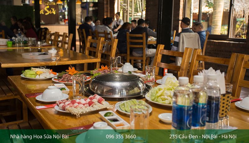 nha hang hoa sua noi bai soc son 