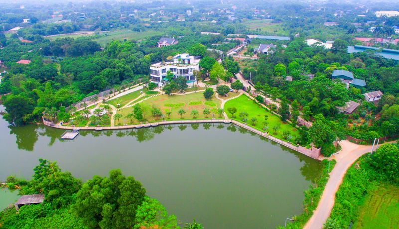 khuon vien an garden villa son tay ha noi 