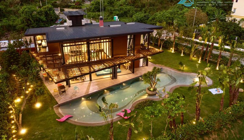 khuon vien oasis spring  villa homestay tam dao vinh phuc 
