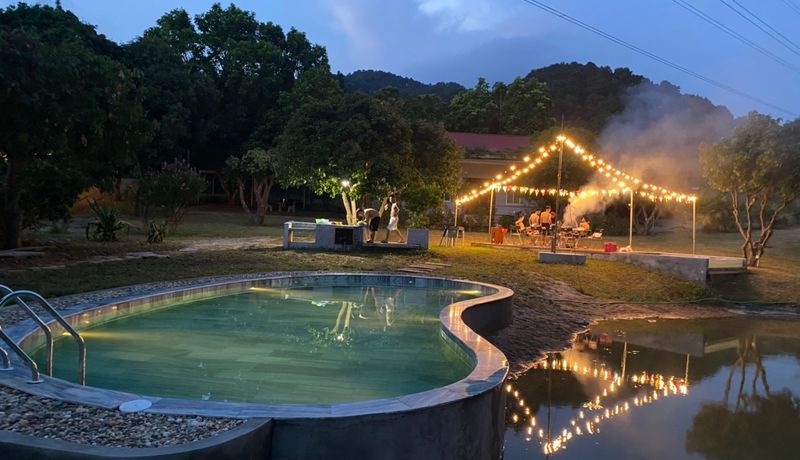 khuon vien pond villa soc son ha noi