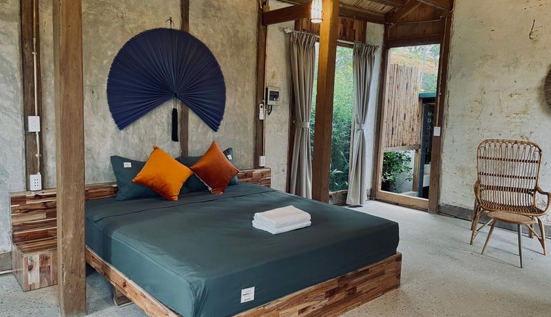 justfly bungalow 1 giuong mura retreat ba vi