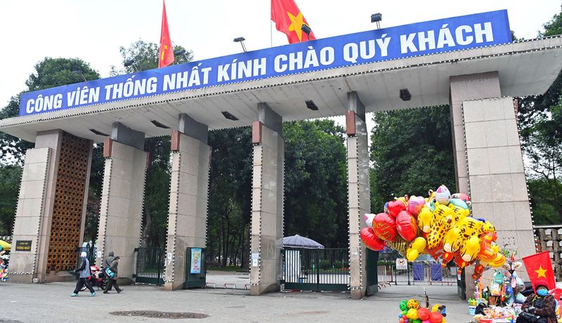 cong vien thong nhat ha noi 