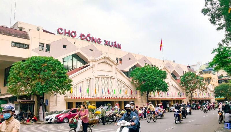cho dong xuan ha noi 