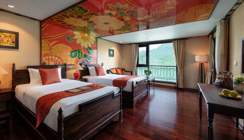 suite indochine cruise lan ha indochina sail  ha long bay