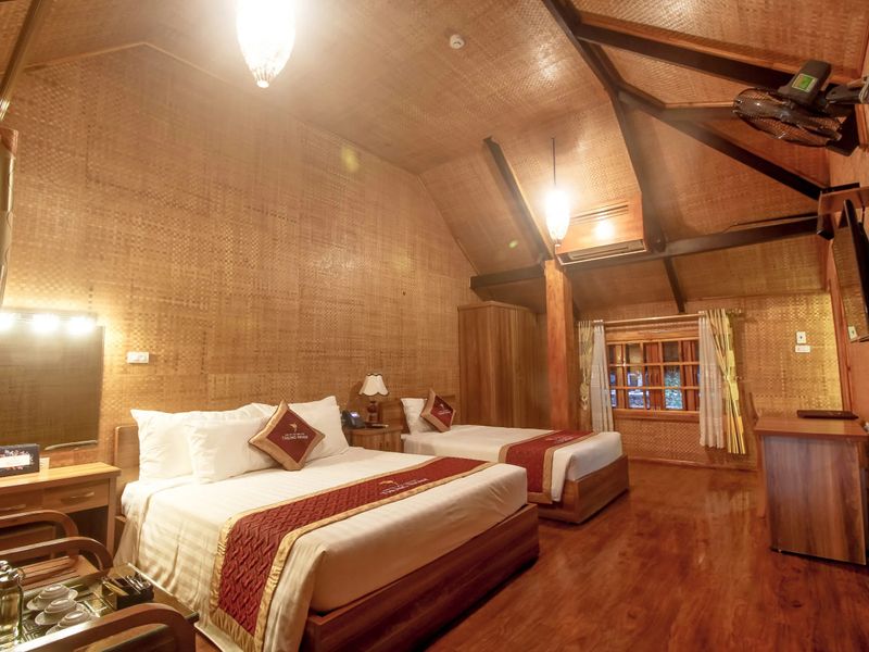 justfly thung nham resort phong grand deluxe triple ninh binh