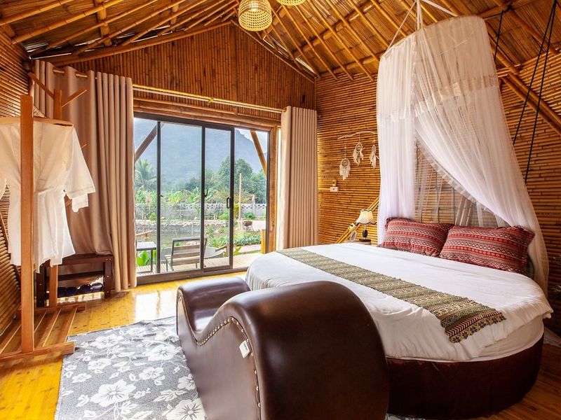 justfly trang an lamia bungalow bamboo bungalow ninh binh