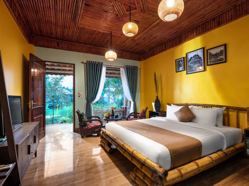 justfly ans eco garden deluxe garden view double ninh binh