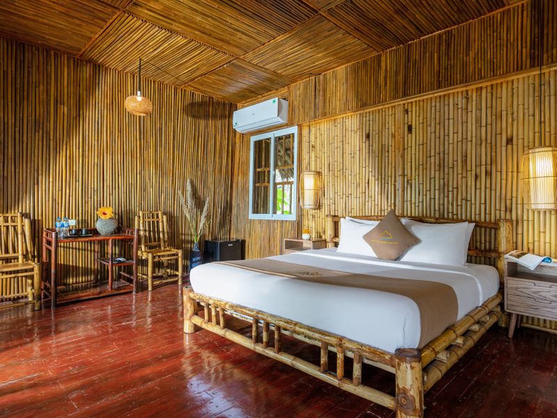 justfly ans eco garden bungalow lake view double ninh binh 
