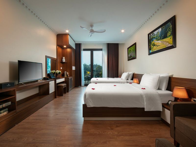 justfly deluxe twin tam coc holiday hotel & villa ninh binh 