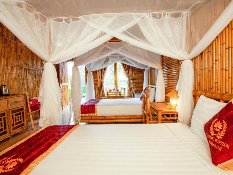 justfly deluxe triple garden view tam coc horizon bungalow