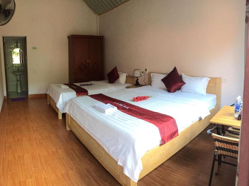 justfly bungalow twin tam coc westlake homestay ninh binh