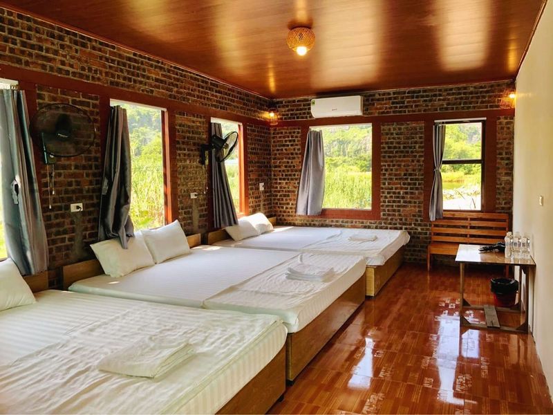 justfly bungalow 3 giuong ham rong homestay ninh binh