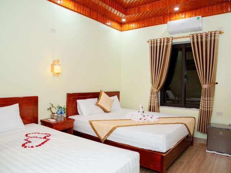 justfly twin room hang mua family homestay ninh binh