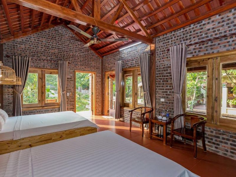 justfly triple pool view ninh binh family homestay ninh binh