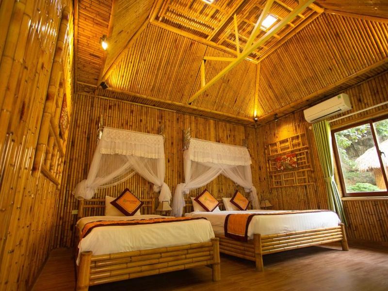 bungalow 3 nguoi grenn mountain homestay ninh binh