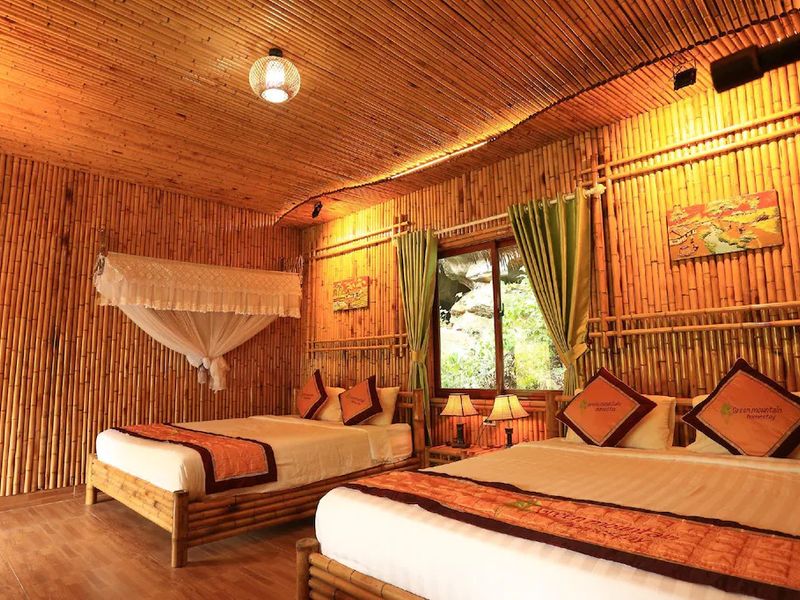 bungalow 4 nguoi green mountain homestay ninh binh
