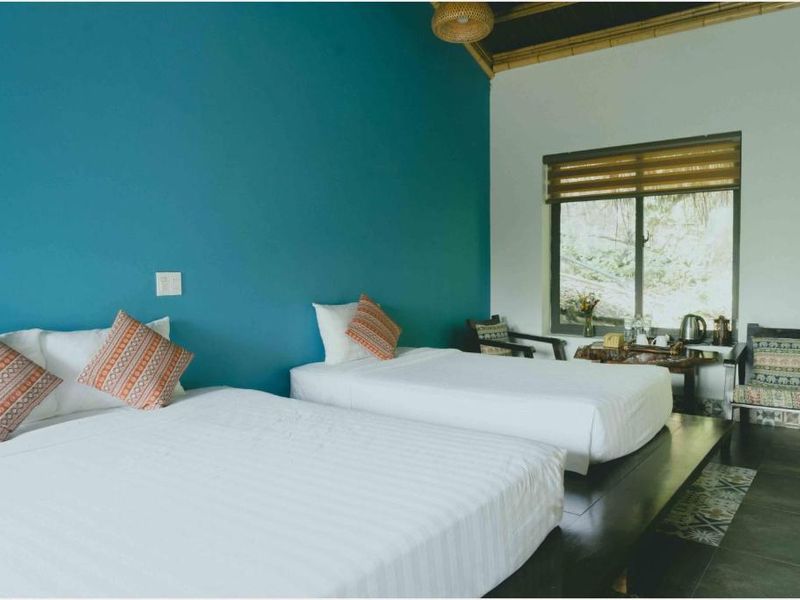 justfly triple balcony room trang an ecolodge ninh binh