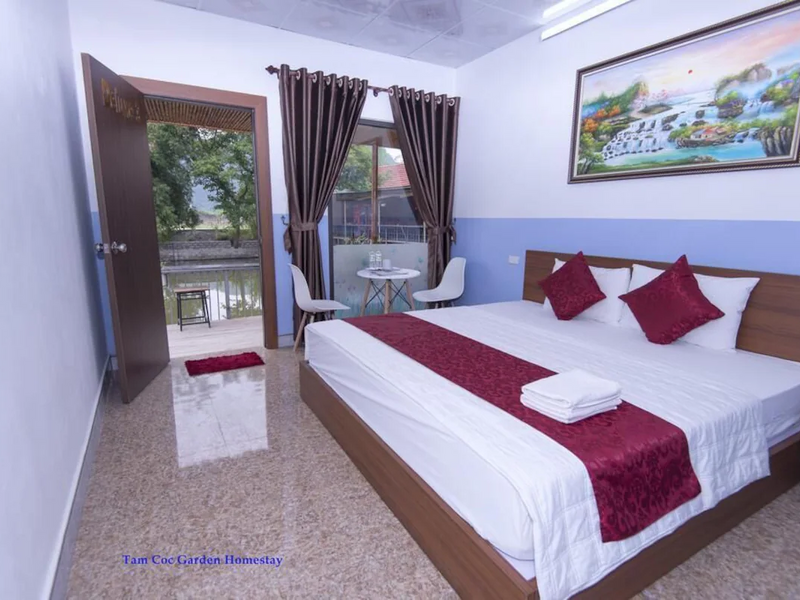 justfly deluxe double view ho tam coc garden homestay ninh binh