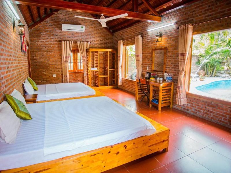 bungalow gia dinh ninh binh mountain view homestay