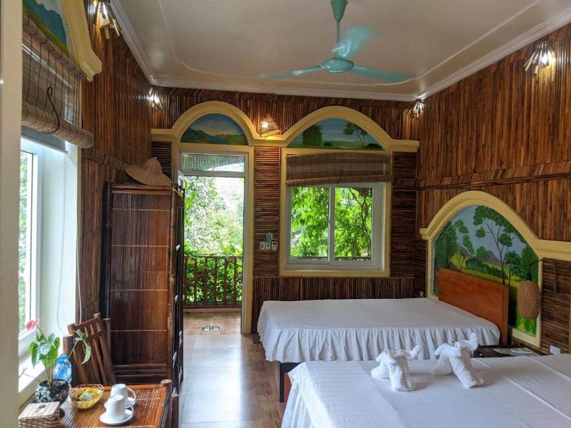 phong gia dinh view nui ninh binh greenland homestay