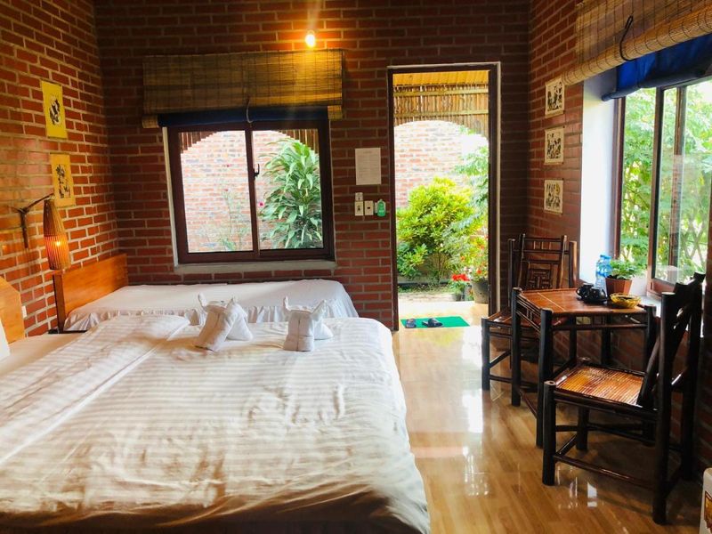 phong gia dinh 3 nguoi ninh binh greenland homestay